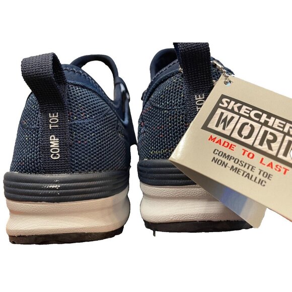Skechers Unisex Work  Composite Toe Shoes Womens 8.5 Memory Foam New in Box - Picture 6 of 11